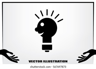 Light lamp Icon Vector
