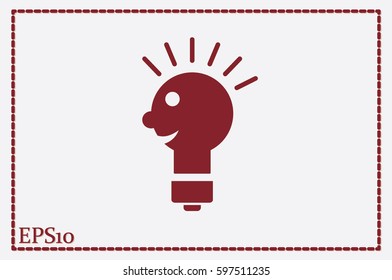 Light lamp Icon Vector