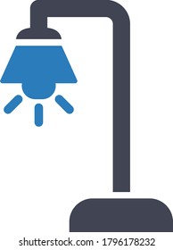 Light Lamp icon (Vector illustration)