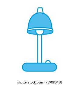 Light lamp isolated icon vector illustration graphic design