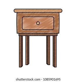 Light lamp on desk scribble