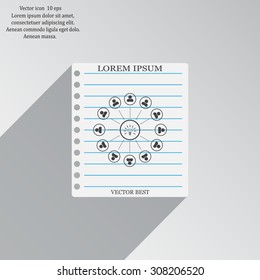 Light lamp sign icon. Idea symbol.