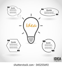 Light lamp sign icon. Idea symbol.