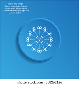 Light lamp sign icon. Idea symbol.