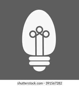 Light lamp sign icon. Idea symbol