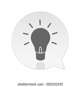 Light lamp sign icon. Idea symbol.