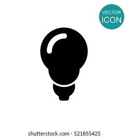 Light lamp vector icon