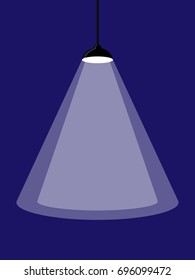 Light lamp vector illustration