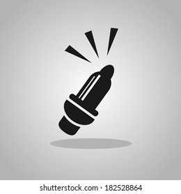 Light lamps icon