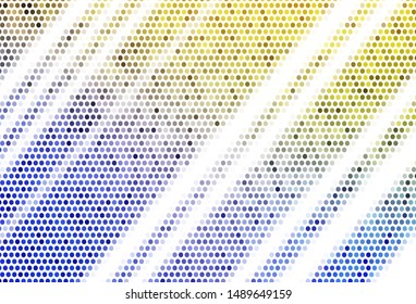 Light layout with circle shapes. Abstract illustration with colored bubbles in nature style. Pattern for futuristic ad, booklets.