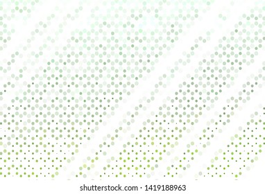 Light layout with circle shapes. Beautiful colored illustration with blurred circles in nature style. Pattern for ads, leaflets.
