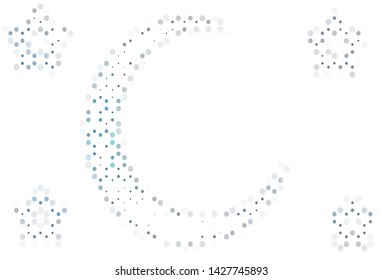 Light layout with circle shapes. Beautiful colored illustration with blurred circles in nature style. Design for poster, banner of websites.