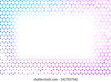 Light layout with circle shapes. Blurred decorative design in abstract style with bubbles. Pattern for ads, leaflets.