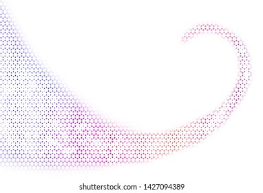 Light layout with circle shapes. Blurred decorative design in abstract style with bubbles. Design for poster, banner of websites.