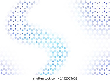 Light layout with circle shapes. Blurred bubbles on abstract background with colorful gradient. New template for your brand book.