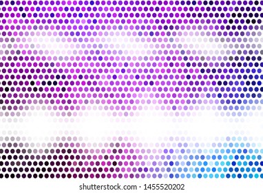 Light layout with circle shapes. Blurred bubbles on abstract background with colorful gradient. New template for your brand book.