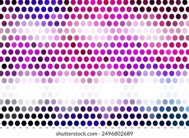 Light layout with circle shapes. Blurred bubbles on abstract background with colorful gradient. Pattern for ads, leaflets.