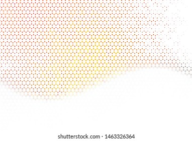 Light layout with circle shapes. Glitter abstract illustration with blurred drops of rain. Pattern for ads, leaflets.