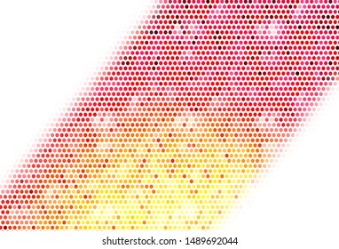 Light layout with circle shapes. Glitter abstract illustration with blurred drops of rain. Pattern for ads, leaflets.