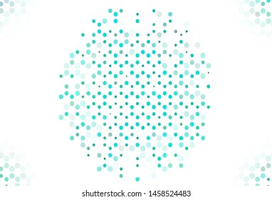 Light layout with circle shapes. Illustration with set of shining colorful abstract circles. New template for your brand book.