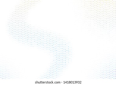 Light layout with lines, triangles. Illustration with set of colorful triangles. Pattern for commercials.