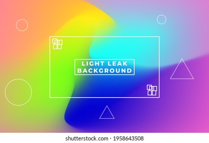 Light leak abstract background with the mesh tool.