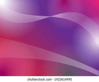 Light leak background with dominant pink tones and wavy sonar lines