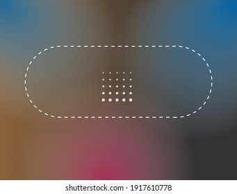 A light leak background with dominant shades of dark blue mixed with brown and wavy dotted lines