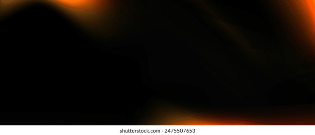 Light leak effect background. Vintage film bokeh flare overlay. Old retro photo filter texture. Exposed photography backdrop. Abstract red blurry ray gradient wallpaper. Vector burnt color template