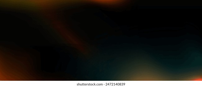 Light leak effect texture. Vintage film bokeh flare overlay. Retro photo filter background. Exposed old photography backdrop. Abstract red orange blurred gradient wallpaper. Vector burnt color edge