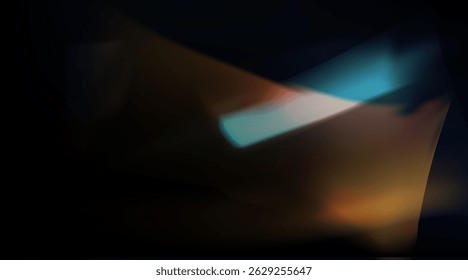 Light leaks effect. Old film overlay background. Rainbow lens flare, camera film dust, grain texture. Distressed retro movie, photo burn bg. Vector illustration