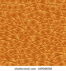 Light leather seamless texture. Realistic vector illustration