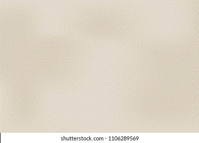 Light leather texture. Vector illustration in realistic style.