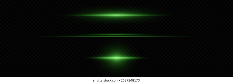 Light lines effect, beam of light, neon flash.