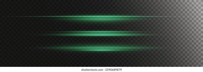 Light lines effect, beam of light, neon flash.