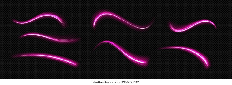 Silk ultra violet and pink bows Royalty Free Vector Image