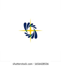 Diseño de salpicaduras con logotipo ligero