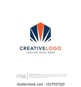 Light logo template design. best vector icon for company logo.