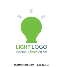 light logo vector green design