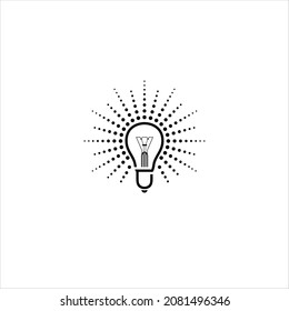 light logo vector template line