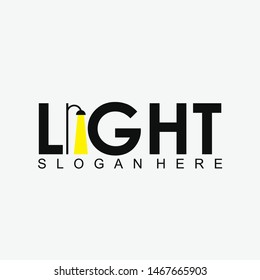 Light Logotype Concept For Business. Logotype, Logo Letter. - Vector Illustration