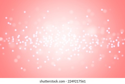 Light of love bokeh with soft light abstract background, Vector eps 10 illustration bokeh particles, Background decoration