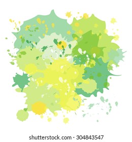 Light love green tone paint background