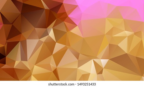 Light luxury Gold vector polygon abstract layout , Low Poly Background . vector blurry triangle texture. Brand new colorful illustration in with gradient. Brand new style for your business design.