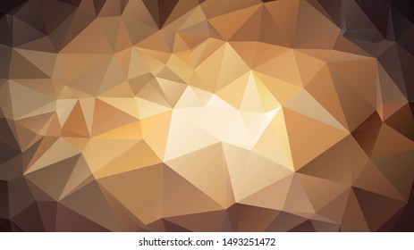 Light luxury Gold vector polygon abstract layout , Low Poly Background . vector blurry triangle texture. Brand new colorful illustration in with gradient. Brand new style for your business design.
