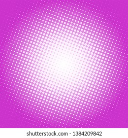 Light magenta and white retro comic pop art background with dots, cartoon halftone background vector illustration eps10