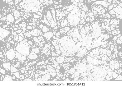 Light marble cracks simple texture. Vector illustration.