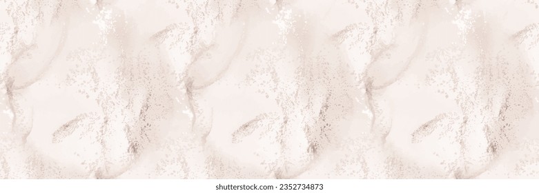 Light Marble Pattern. Beige Water Color Splash Slate. White Marble Watercolor. Light White Pattern. Beige Rock Wall. Light Gradient Background. White Alcohol Ink Background. Vector Abstract Painting