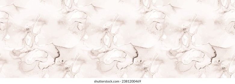 Patrón de mármol claro. Fondo color beige del agua. Fondo de degradado blanco. Acuarela de mármol blanco. Muro de repetición de tinta de alcohol ligero. Esplash blanco pálido. Piedra roca beige. Pintura abstracta moderna