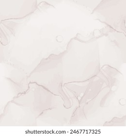 Light Marble Pattern. Beige Marble Watercolor. Cream Water Color Marble Tile. Beige Alcohol Ink Background. Floor Vector Splash. Brown Wall Paint. Cream Abstract Background. Vector Abstract Template